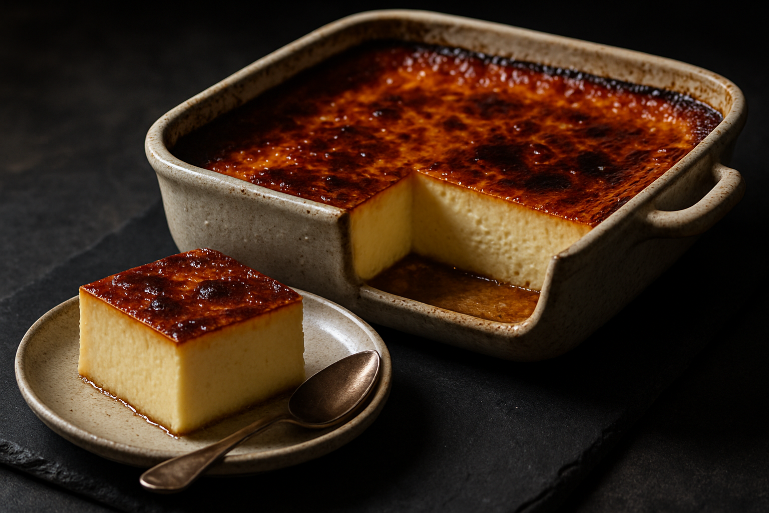 Cómo hacer leche asada chilena sin corte: firme y cremosa (baño María 160–170°C) Post image