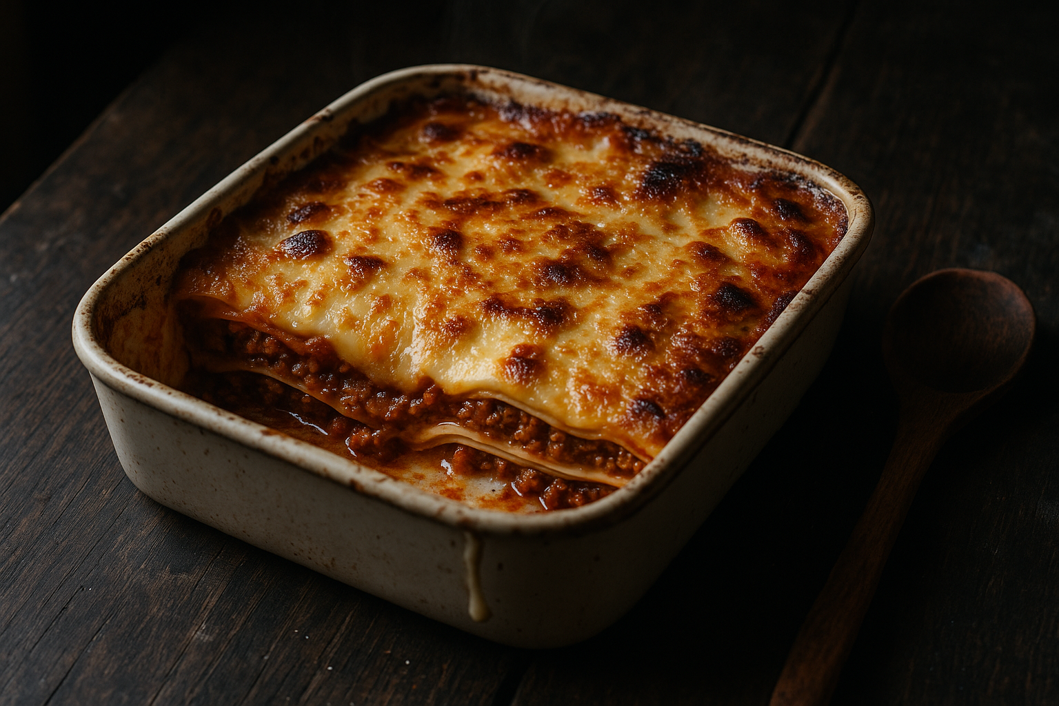 Cómo hacer lasaña de carne jugosa (con salsa blanca y boloñesa): tiempos a 180°C Post image