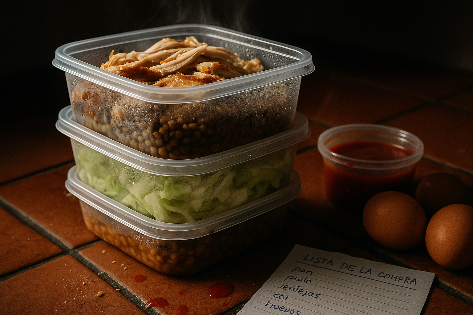 Menú semanal económico para 4 (Chile): 14 comidas por $55.000–$75.000 + lista de compras Post image